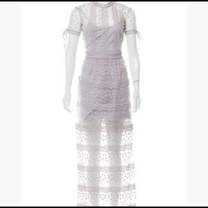 Self portrait dress with tags - in lilac - US0